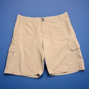 Lululemon Men’s Tan Khaki Cargo Shorts sz 40